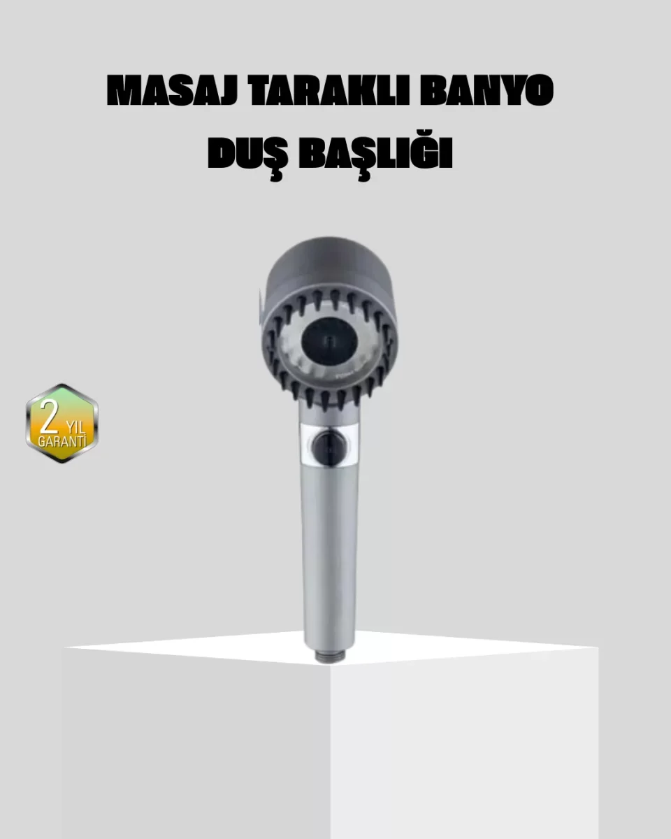 Yüksek Basınçlı Masajlı Duş Başlığı Su Tasarruflu - Lisinya