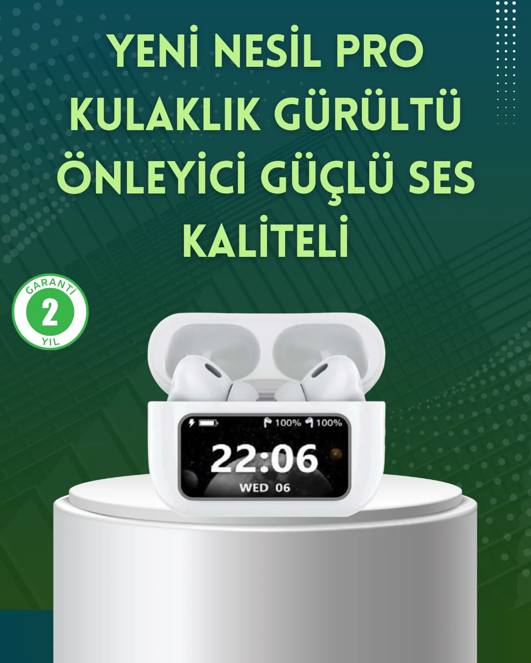Yüksek Bass ve Güçlü Ses Özellikli Akıllı Bluetooth Kulaklık Dokunmatik Kontrol Yüksek Bass ve Güçlü Ses Özellikli Akıllı Bluetooth Kulaklık Dokunmatik Kontrol