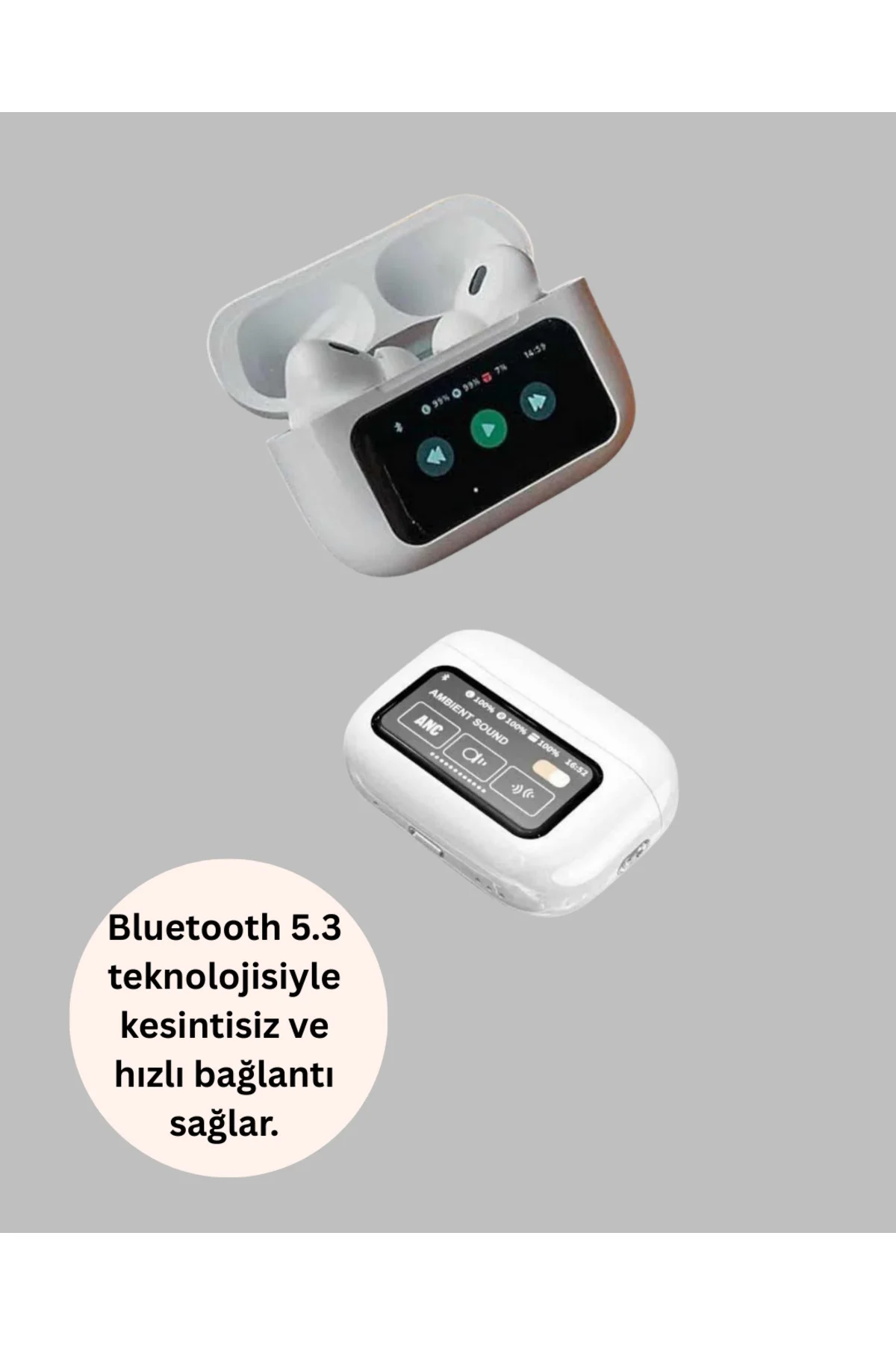 Yüksek Bass ve Güçlü Ses Özellikli Akıllı Bluetooth Kulaklık Doku