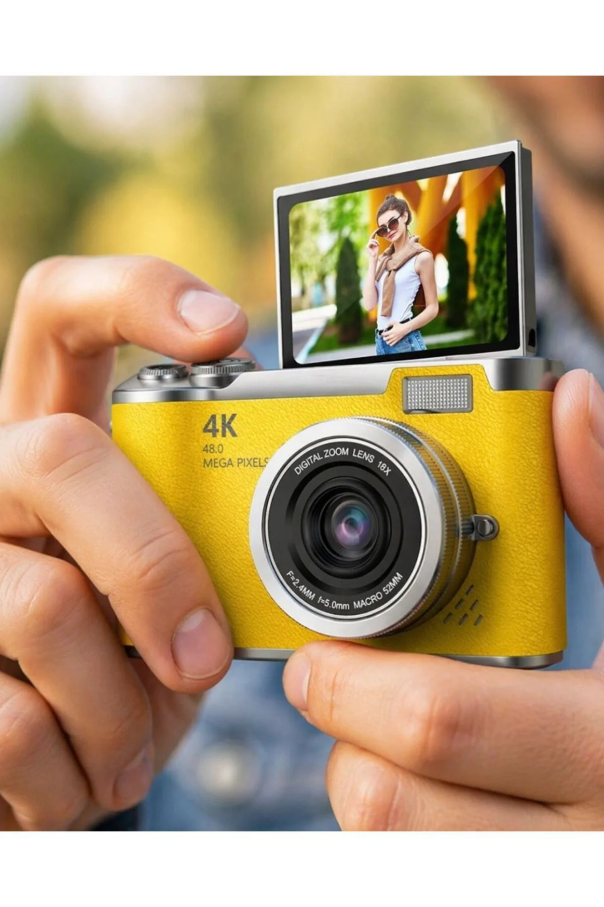 Yüksek Çözünürlüklü 48 Mp Kamera 4k Video Çekim Selfie Vlog Fotoğ