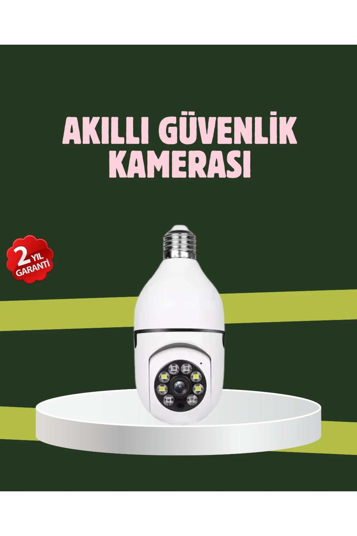 Yüksek Çözünürlüklü Kablosuz Akıllı Güvenlik Kamerası