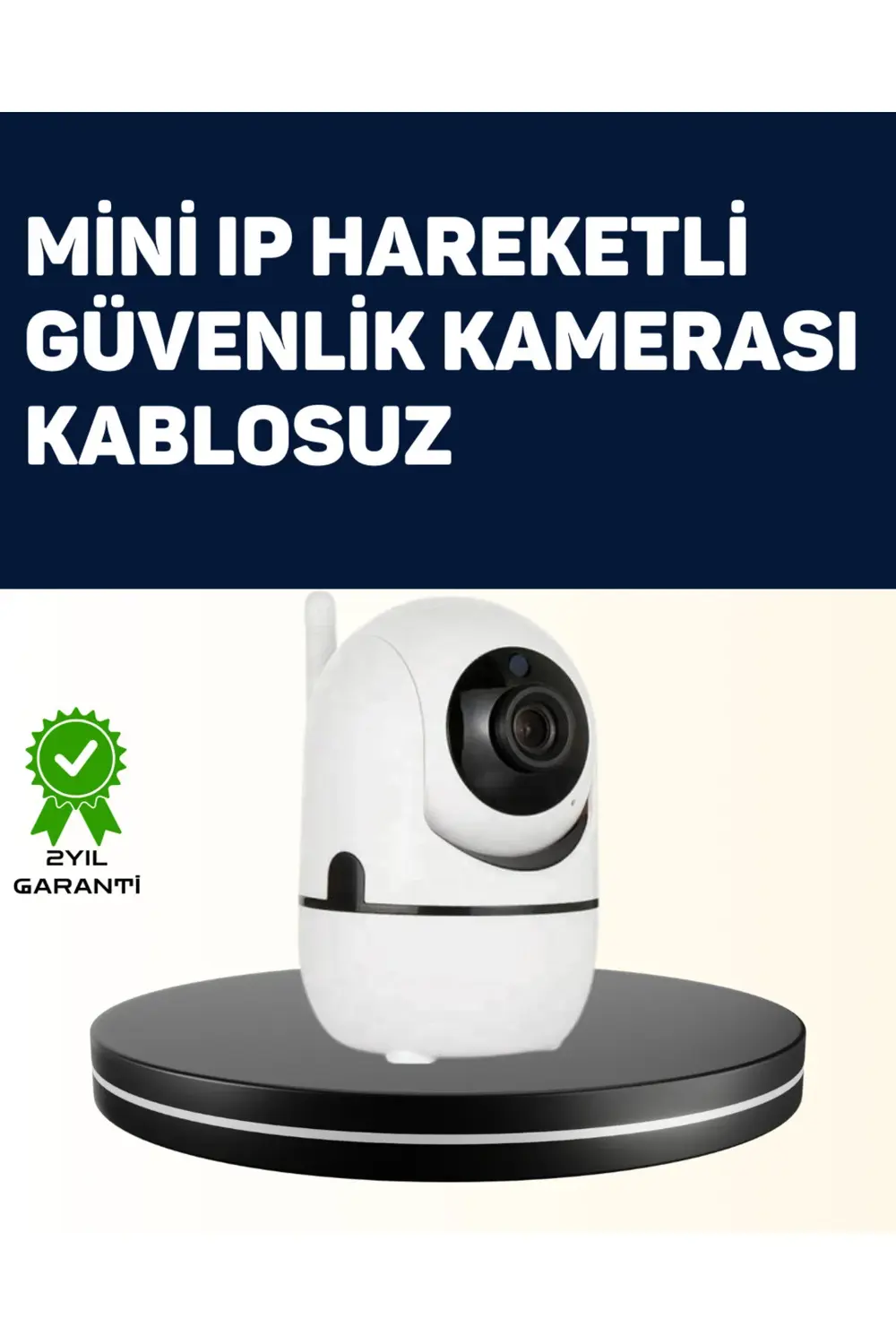 Yüksek Çözünürlüklü Hareket Takipli Kablosuz Güvenlik Kamerası –