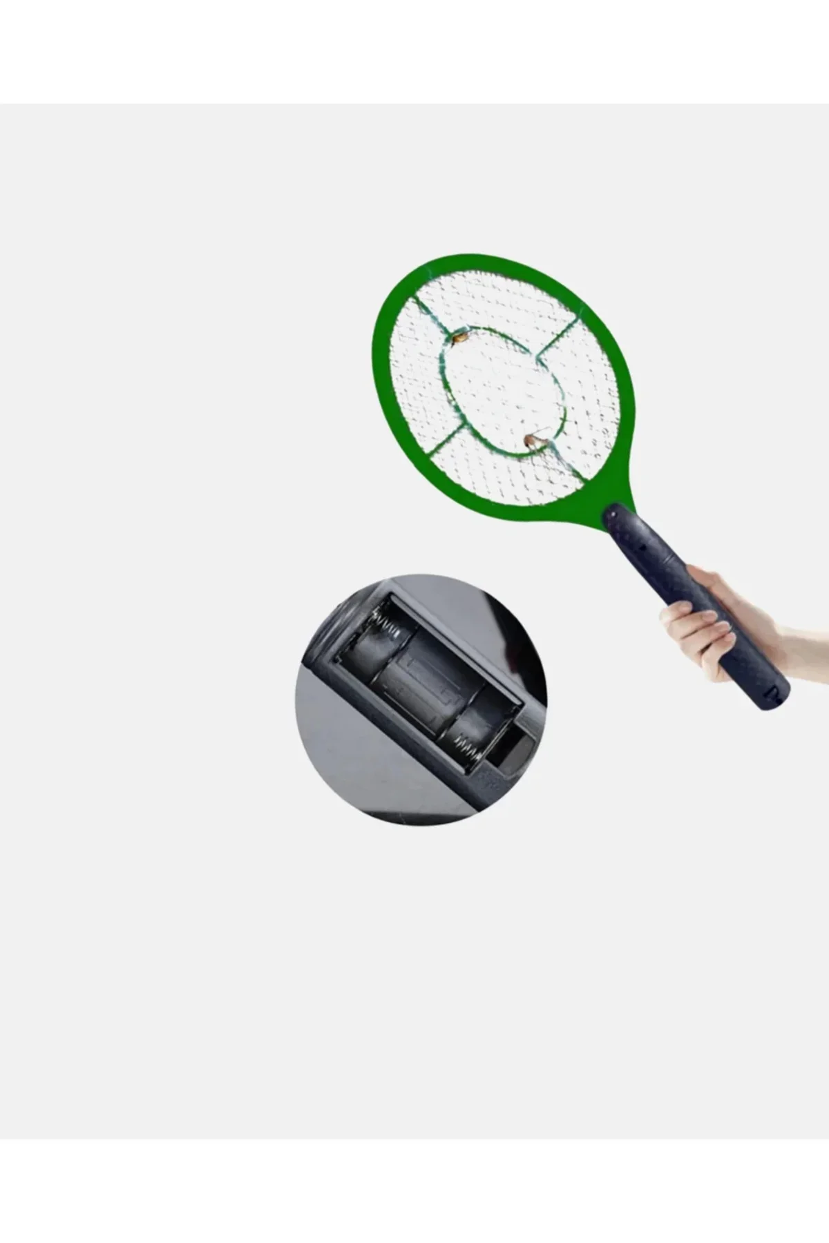 Yüksek Gerilimli Elektronik Sinek Raket – Sessiz, Kimyasız ve Güvenli Kullanım