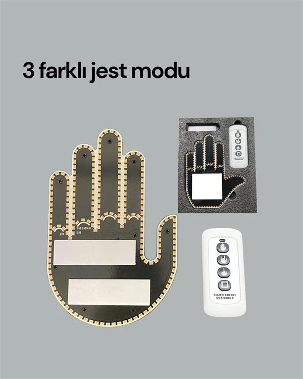Yüksek Görünürlüklü 3 Modlu LED Arka Cam Jest Işığı – Pratik ve Güvenli Otomobil Modifikasyonu