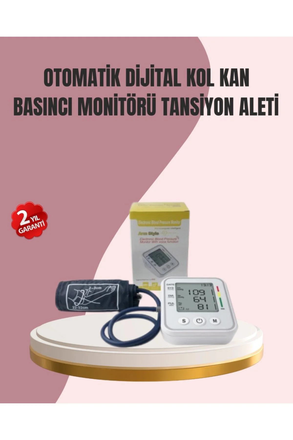 Yüksek Hassasiyetli Dijital Tansiyon Ölçer