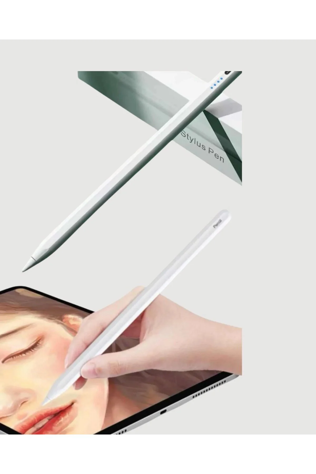 Yüksek Hassasiyetli Eğim Sensörlü Dijital Kalem – Usb-c Hızlı Şarjlı