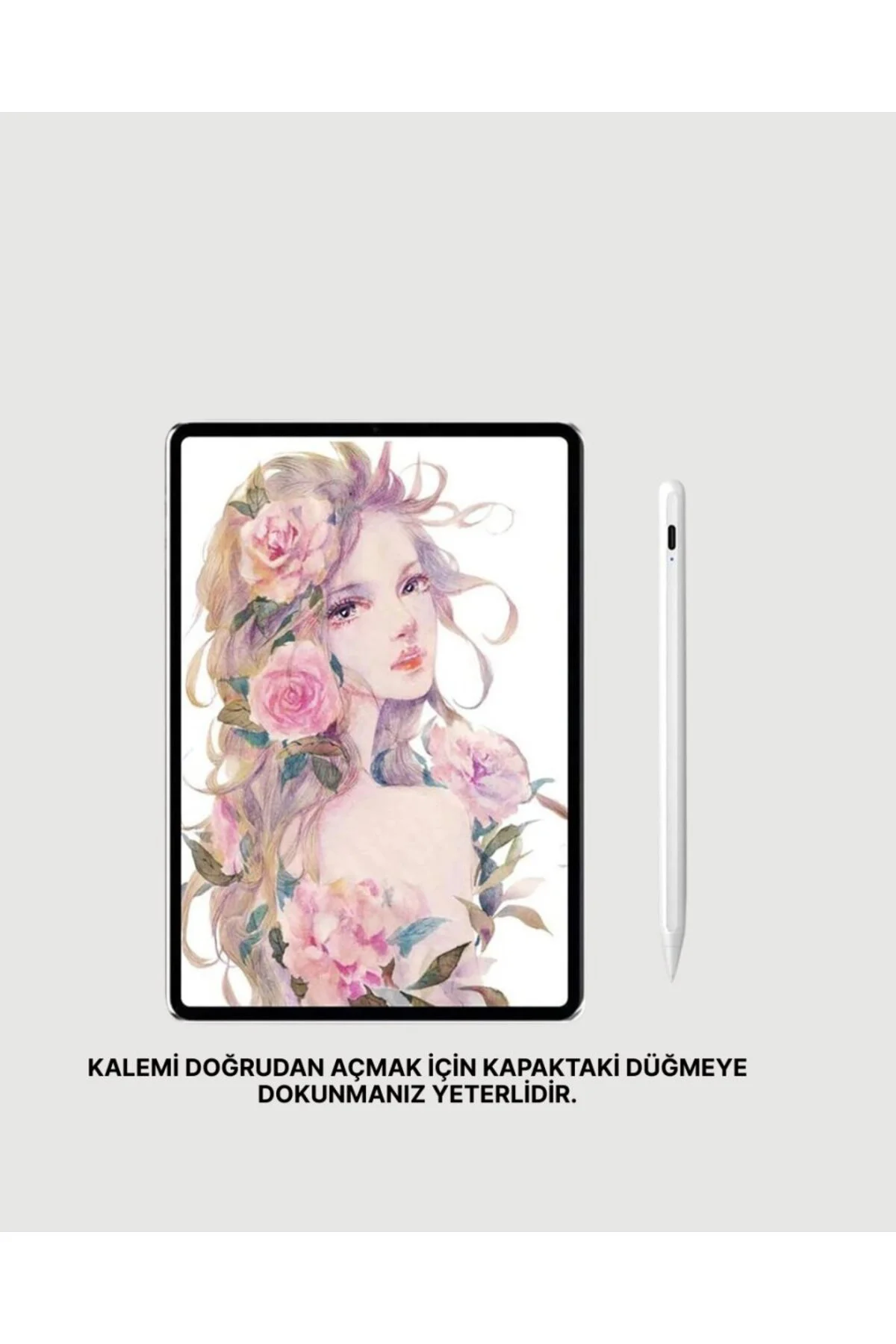Yüksek Hassasiyetli Eğim Sensörlü Dijital Kalem – Usb-c Hızlı Şarjlı