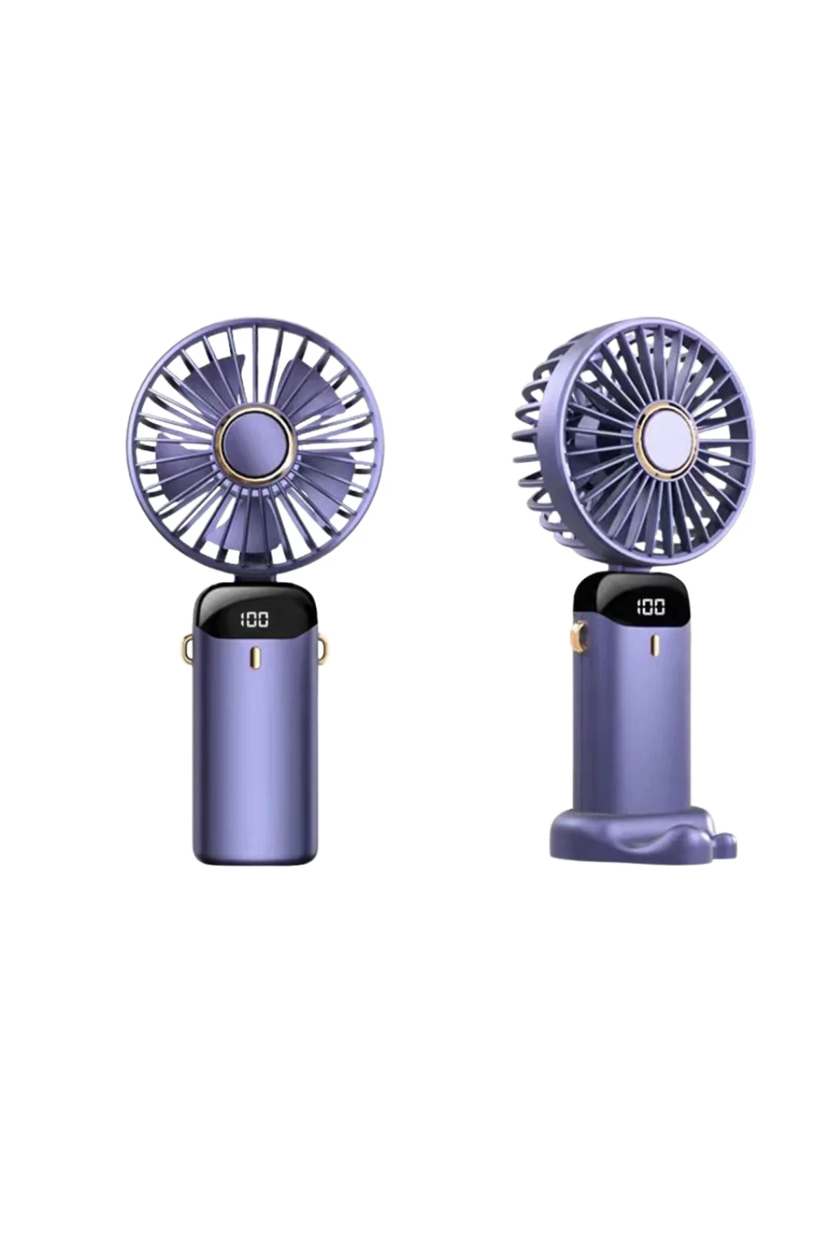 Yüksek Hava Akışlı Dijital Ekranlı Mini El Fanı