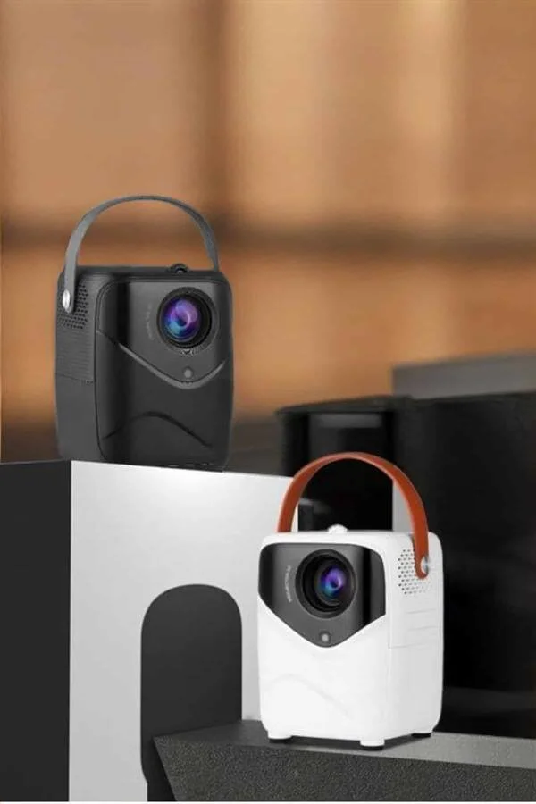 Yüksek HD Görünümlü Taşınabilir Projeksiyon Cihazı - 1080 HD, 64GB Depolama, Uzaktan Kumanda