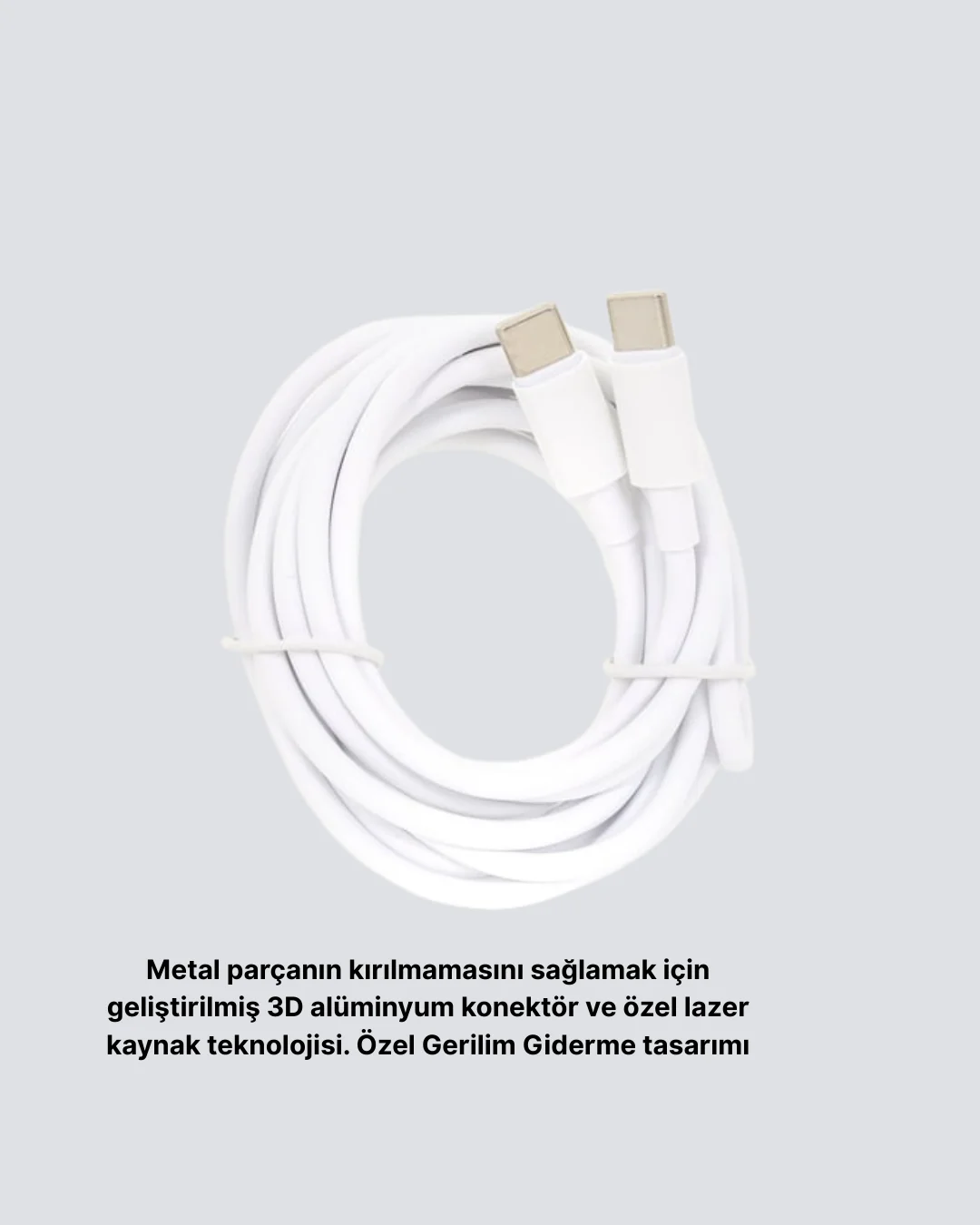 Yüksek Hızlı 30W 5.0A Type-C Kablo Şarj