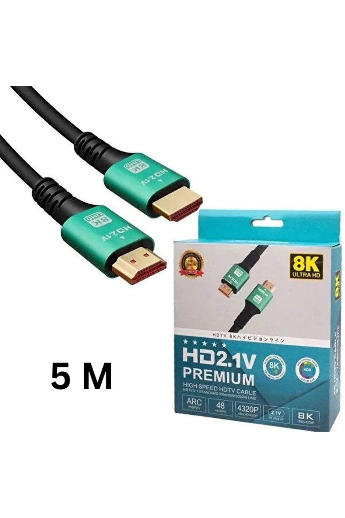 Yüksek Hızlı 8K Hdmi Kablo 5 Metre Uzunlukta Yüksek Hızlı 8K Hdmi Kablo 5 Metre Uzunlukta