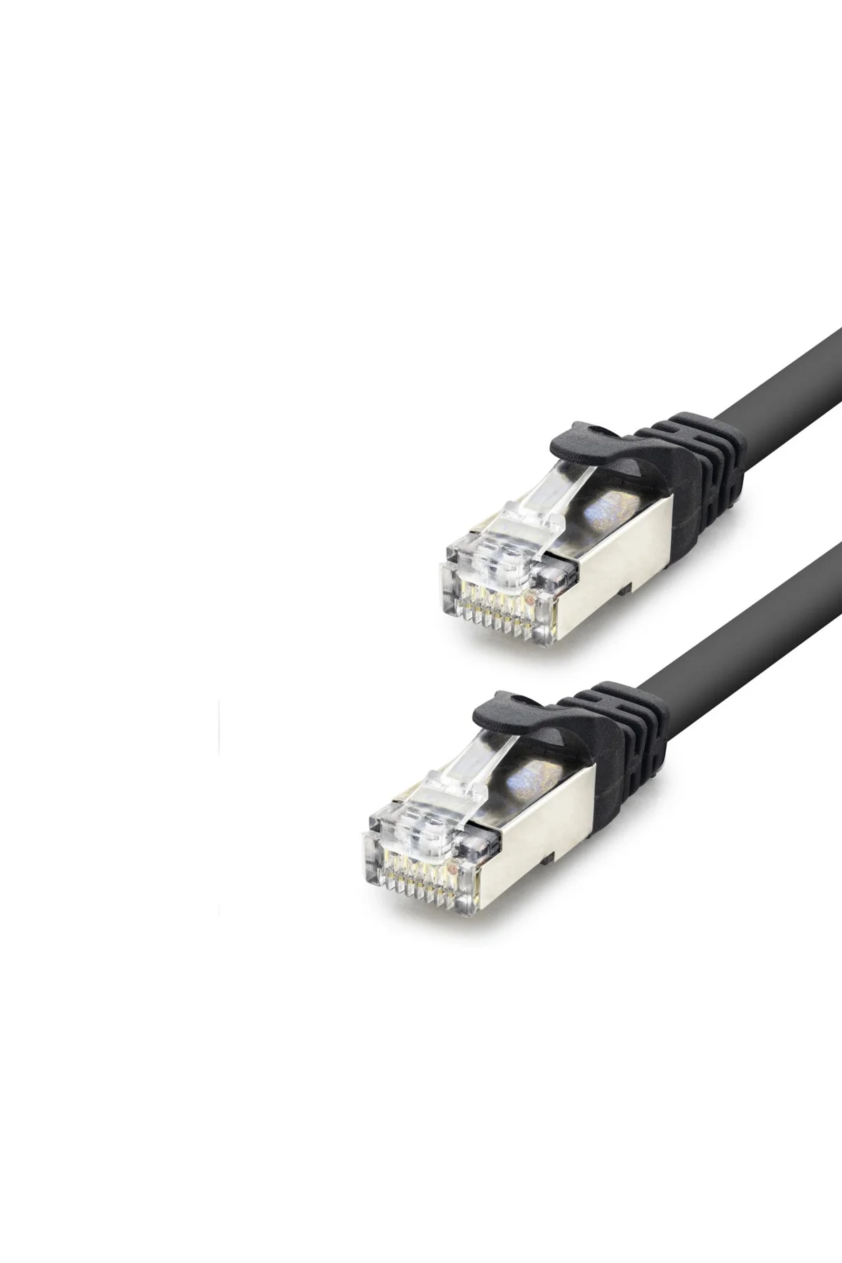 Yüksek Hızlı Cat7 Ethernet Patch Kablosu 15 Metre - Siyah Yüksek Hızlı Cat7 Ethernet Patch Kablosu 15 Metre - Siyah