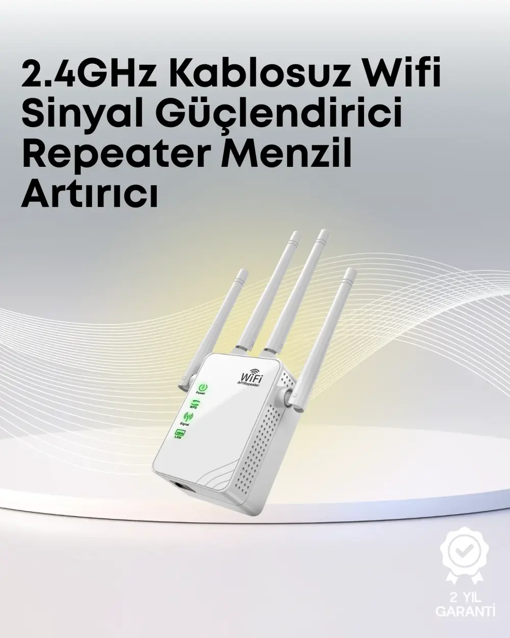 Yüksek Hızlı Parazit Önleyici WiFi Repeater Router
