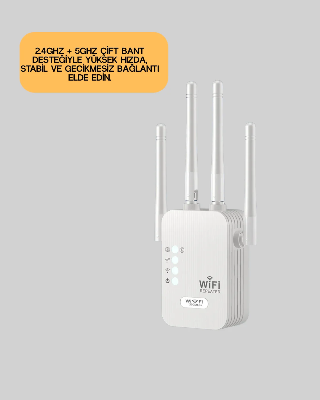 Yüksek Hızlı Parazit Önleyici WiFi Repeater Router