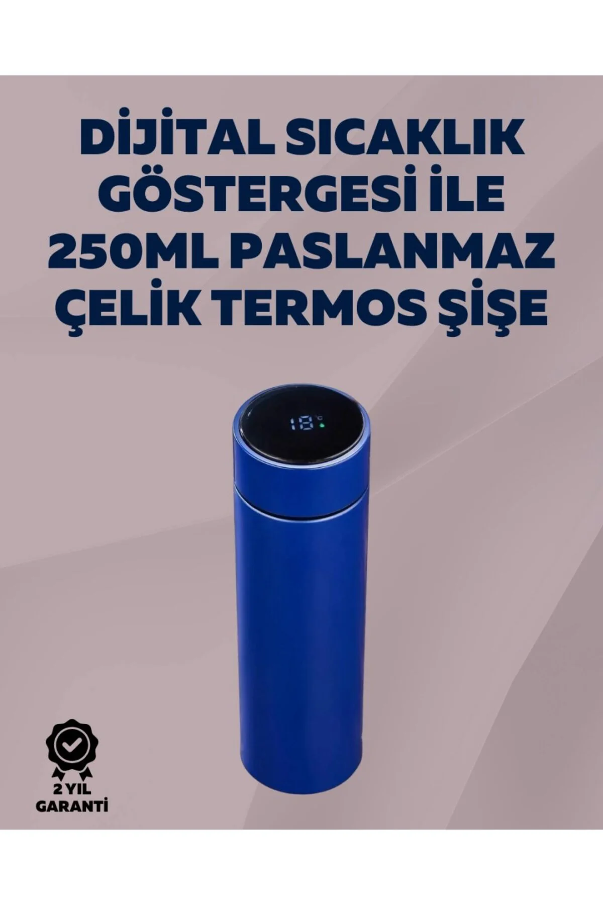 Yüksek Isı Korumasına Sahip Taşınabilir Çelik Termos