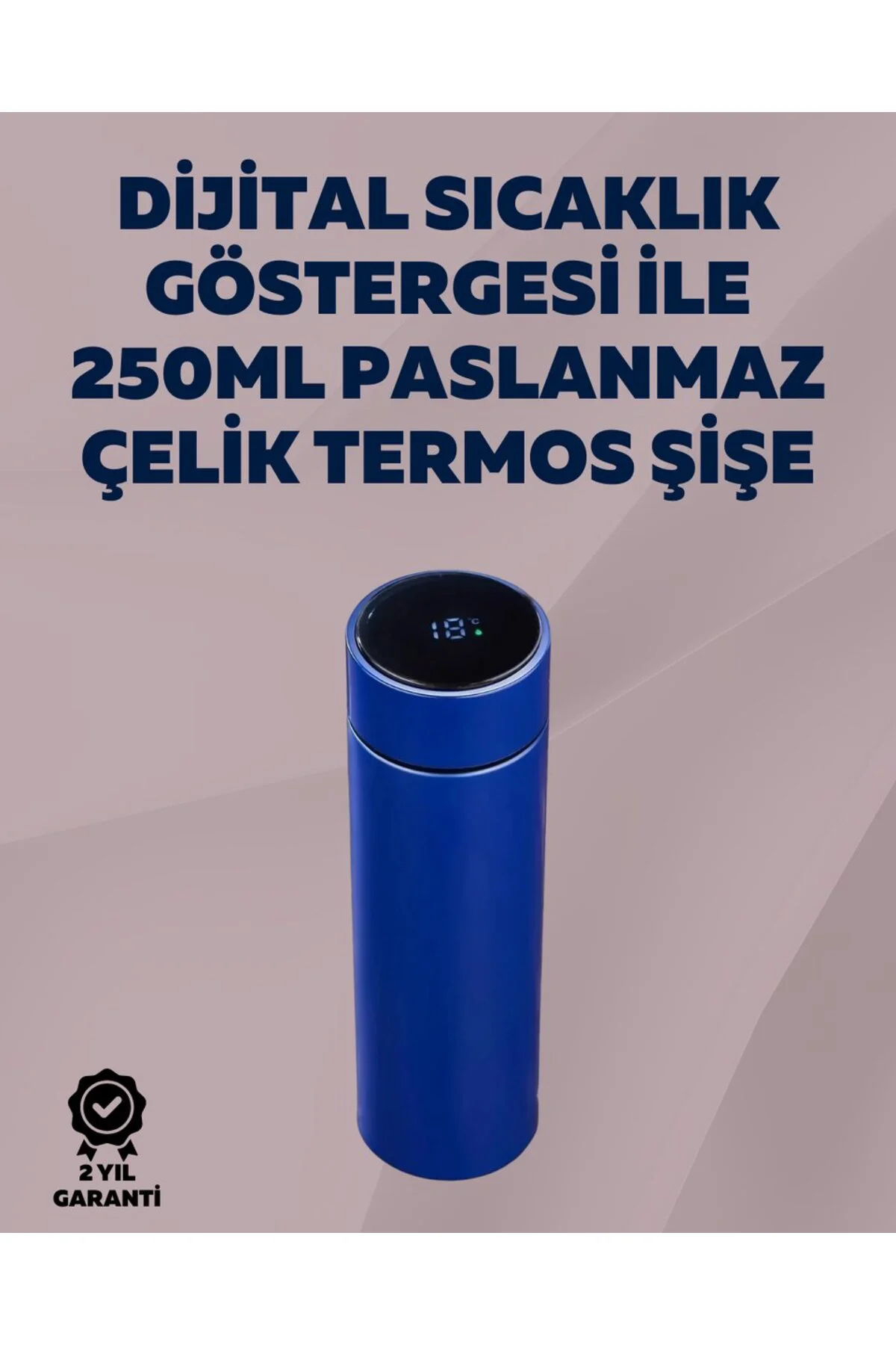 Yüksek Isı Korumasına Sahip Taşınabilir Çelik Termos
