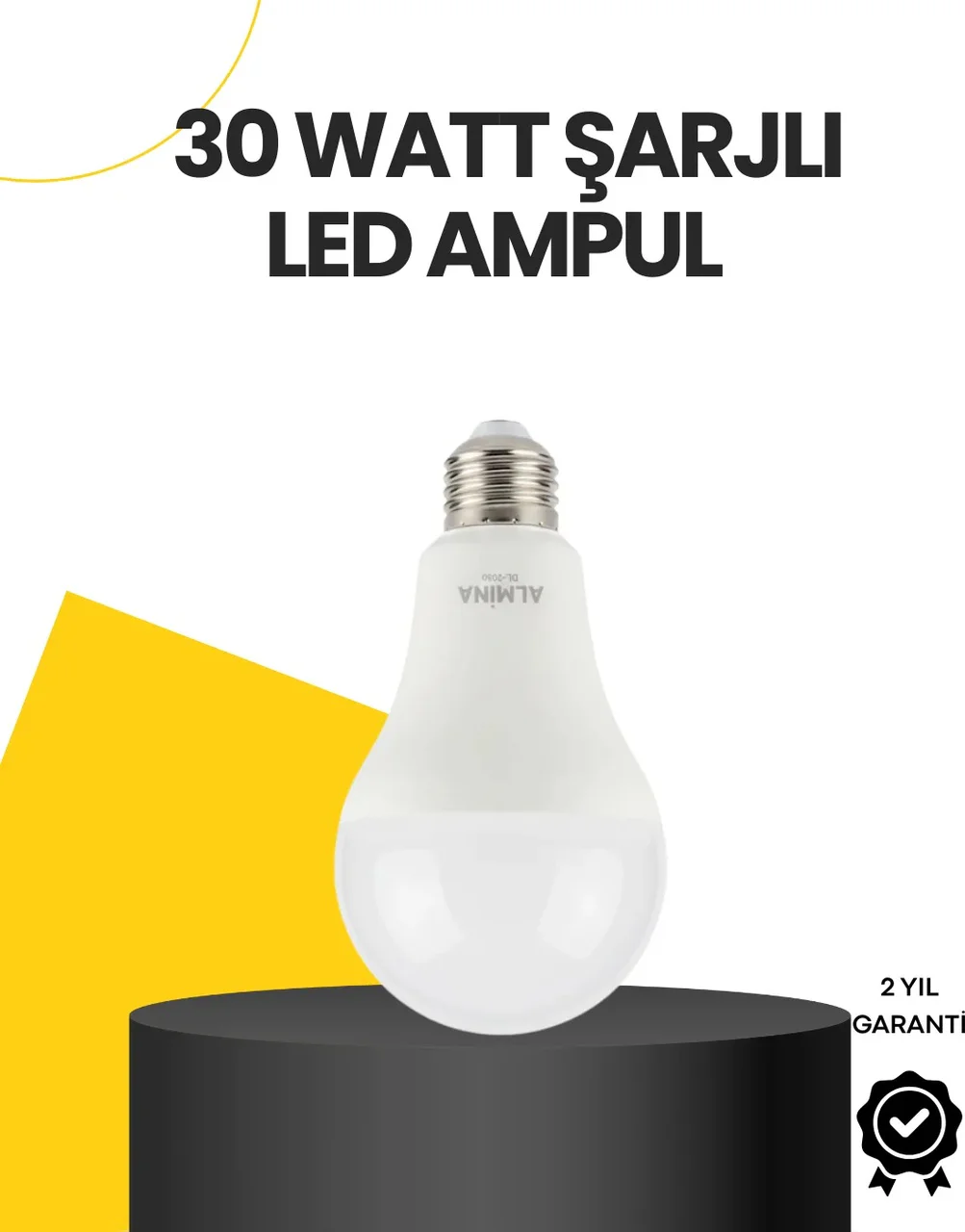 Yüksek Işık Güçlü Şarjlı Led Ampul E27 30w Enerji Tasarruflu Diğer Fiyatı, Yorumları ve Özellikleri