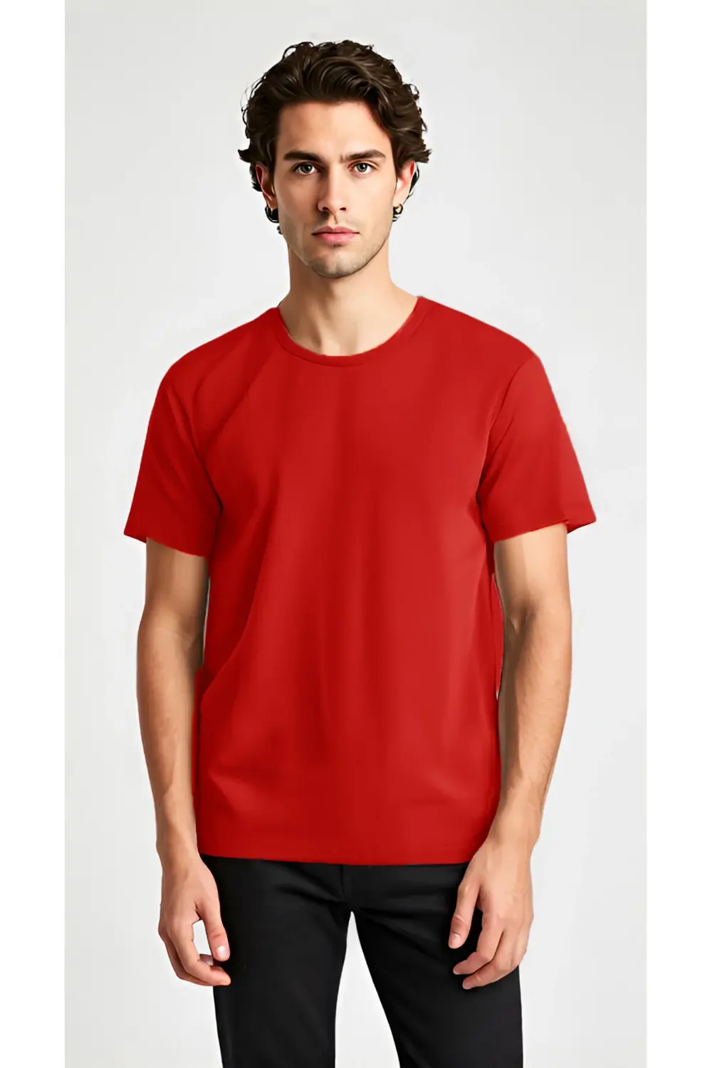 Yüksek Kalite %100 Pamuk Esnek Bol Tshirt