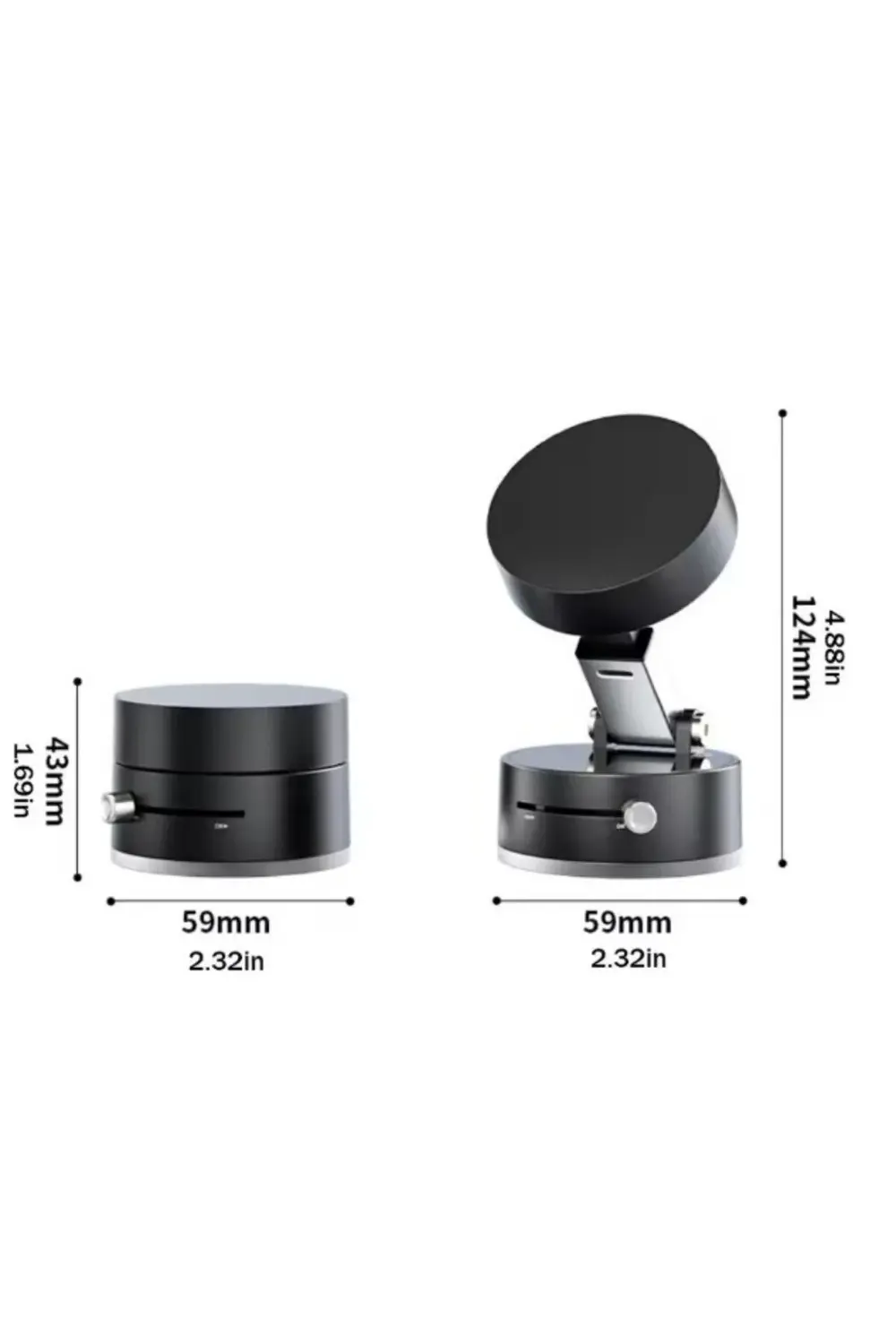 Yüksek Kalite Araç içi Magsafe Telefon Tutucu Kilitli Vakum Telef