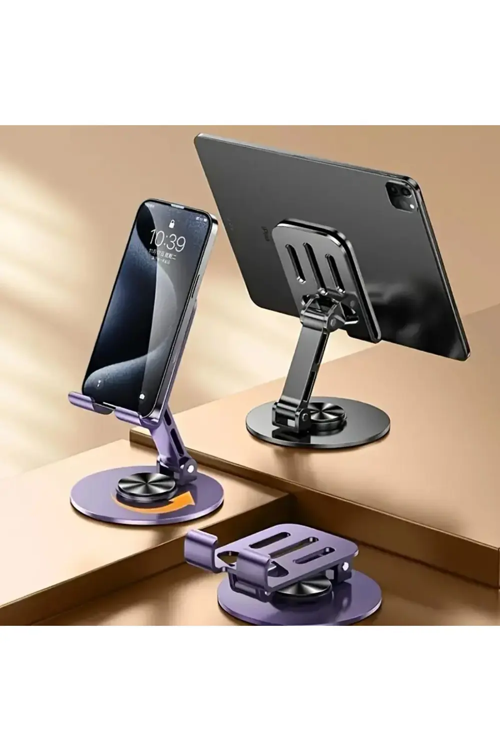 Yüksek Kalite Metal 360 Dönebilen Ayarlanabilir Telefon Ve Tablet