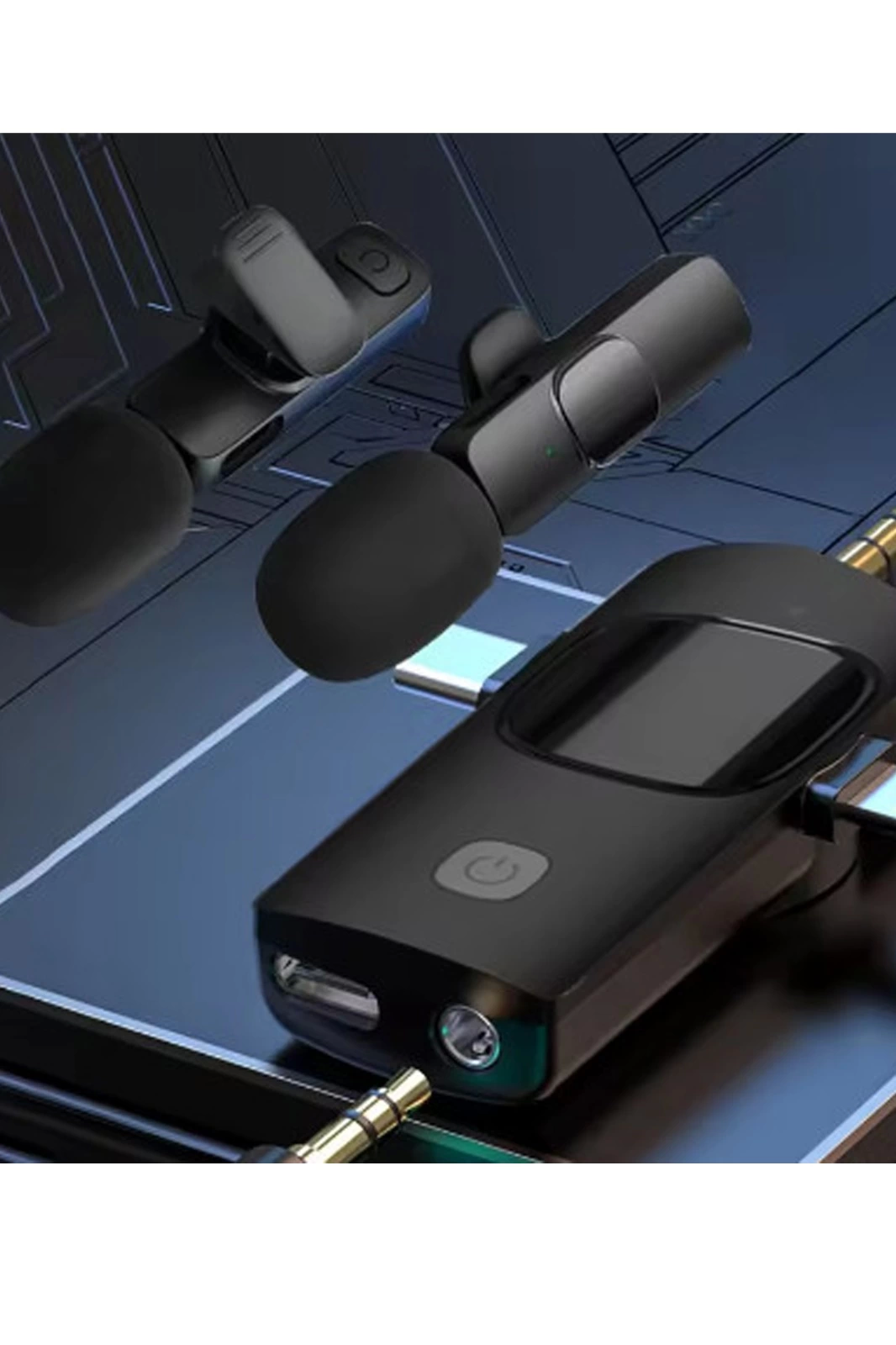 Just Cheap Store Yüksek Kalite Profesyonel 3 İn 1 Kablosuz Taşınabilir Yaka Mikrof Just Cheap Store Yüksek Kalite Profesyonel 3 İn 1 Kablosuz Taşınabilir Yaka Mikrof