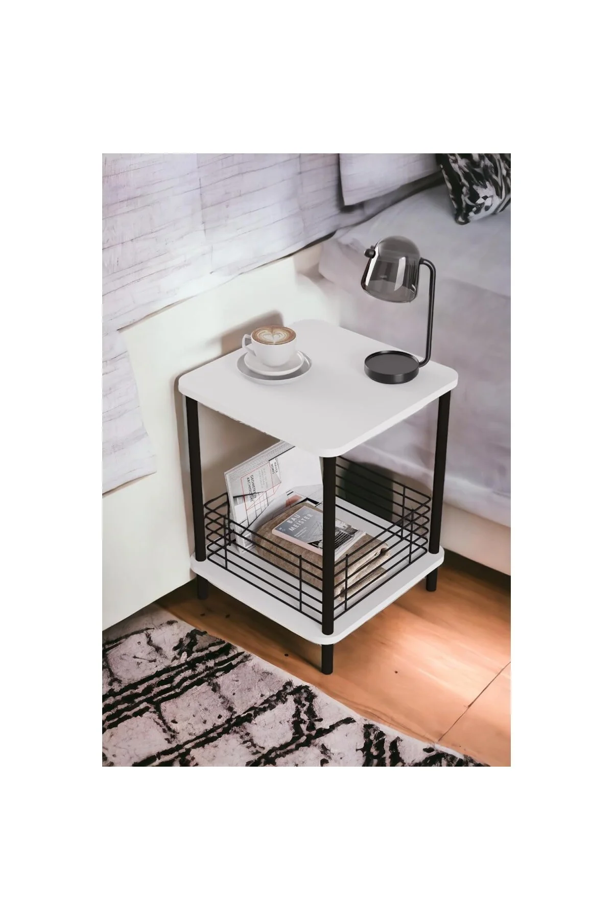Yüksek Kalite Yan Sehpa Gazetelik Kare Koltuk Sehpası Çiçeklik Zi