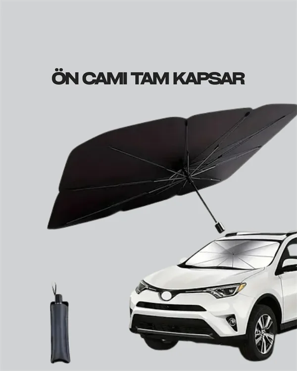 Yüksek Kaliteli Cam Elyaf İskeletli Araba Şemsiyesi – Tüm Araçlara Uygun Yüksek Kaliteli Cam Elyaf İskeletli Araba Şemsiyesi – Tüm Araçlara Uygun