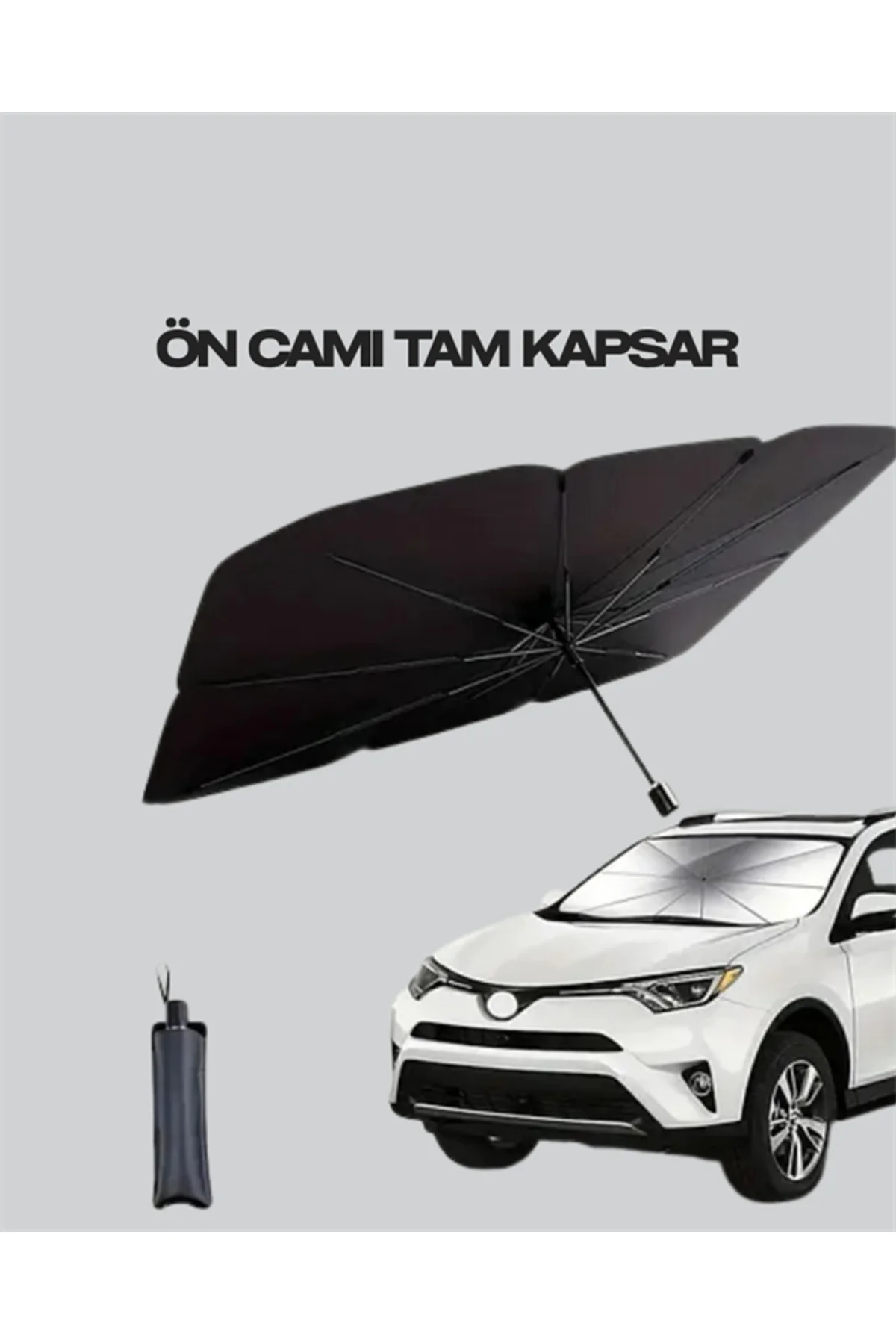 Yüksek Kaliteli Cam Elyaf İskeletli Araba Şemsiyesi – Tüm Araçlar