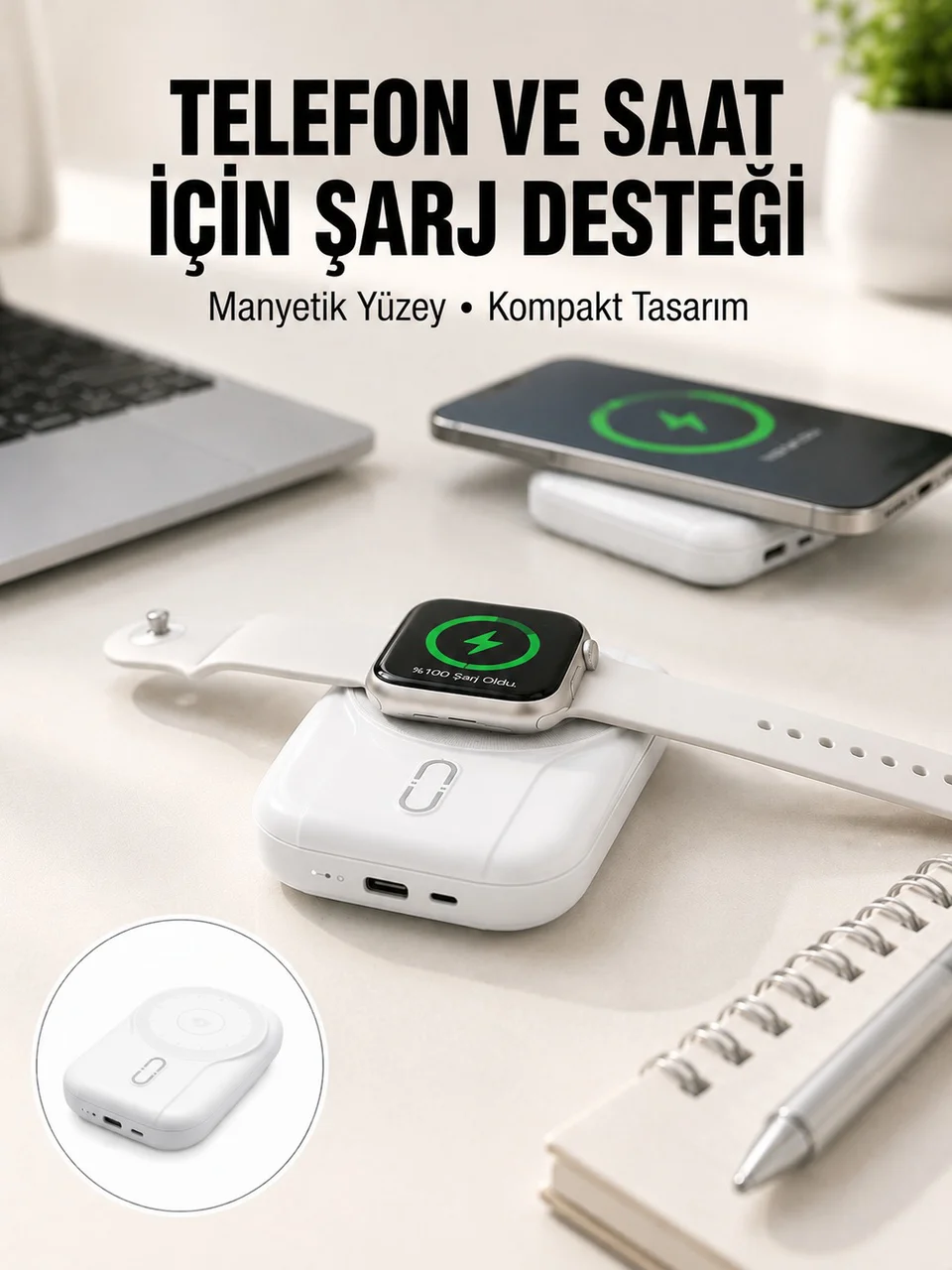 Yüksek Kapasiteli 22.5w Hızlı Şarj Taşınabilir Powerbank Yeni Nesil - Lisinya Diğer