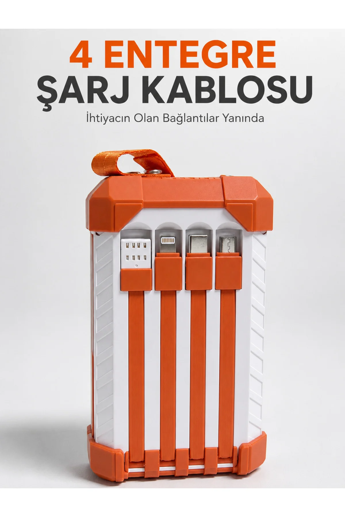 Yüksek Kapasiteli 60000 mAh Güç Bankası 22.5W Hızlı Şarj Type-C USB Çıkışlı Dahili Kablolu Dijital G Yüksek Kapasiteli 60000 mAh Güç Bankası 22.5W Hızlı Şarj Type-C USB Çıkışlı Dahili Kablolu Dijital G