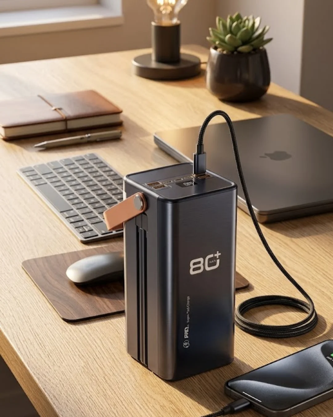 Yüksek Kapasiteli Powerbank 80000 mAh Hızlı Şarj Özellikli Çok Po