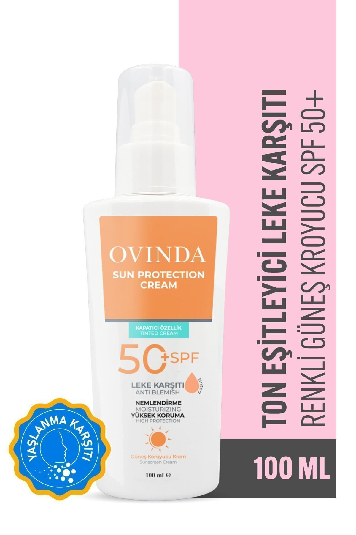 Ovinda Yüksek Korumali Leke Karşiti Ve Cilt Tonu Eşitleyici Spf 50 Renkl