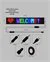 Yüksek Parlaklık Ayarlı RGB LED Ekran - Kayan Yazı ve Grafik Destekli Esnek Panel