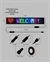 Yüksek Parlaklık Ayarlı RGB LED Ekran Kayan Yazı ve Grafik Destekli Esnek Panel