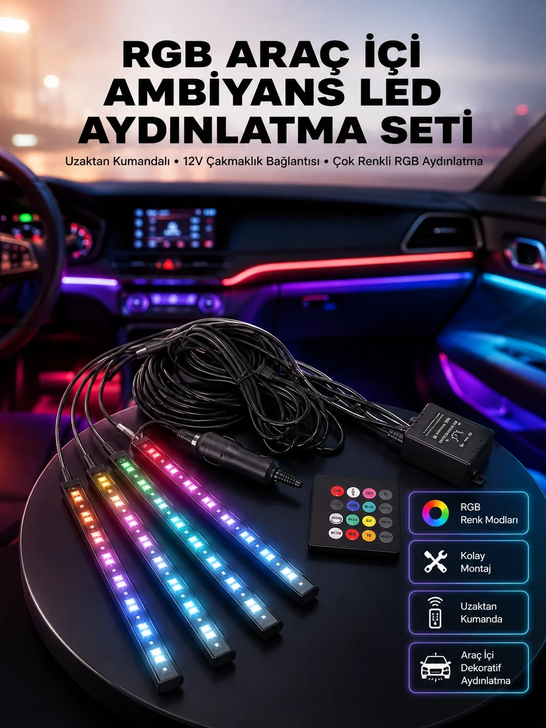 Yüksek Parlaklık Ayarlı RGB LED Ekran Kayan Yazı ve Grafik Destekli Esnek Panel Fiyatı, Yorumları ve Özellikleri