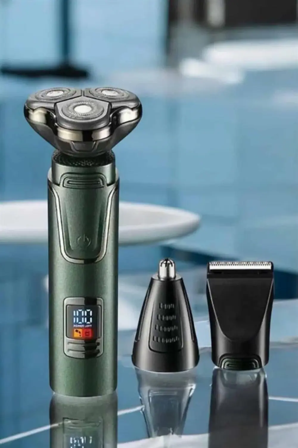 Yüksek Performanslı 3 Başlıklı Profesyonel Tıraş Makinesi