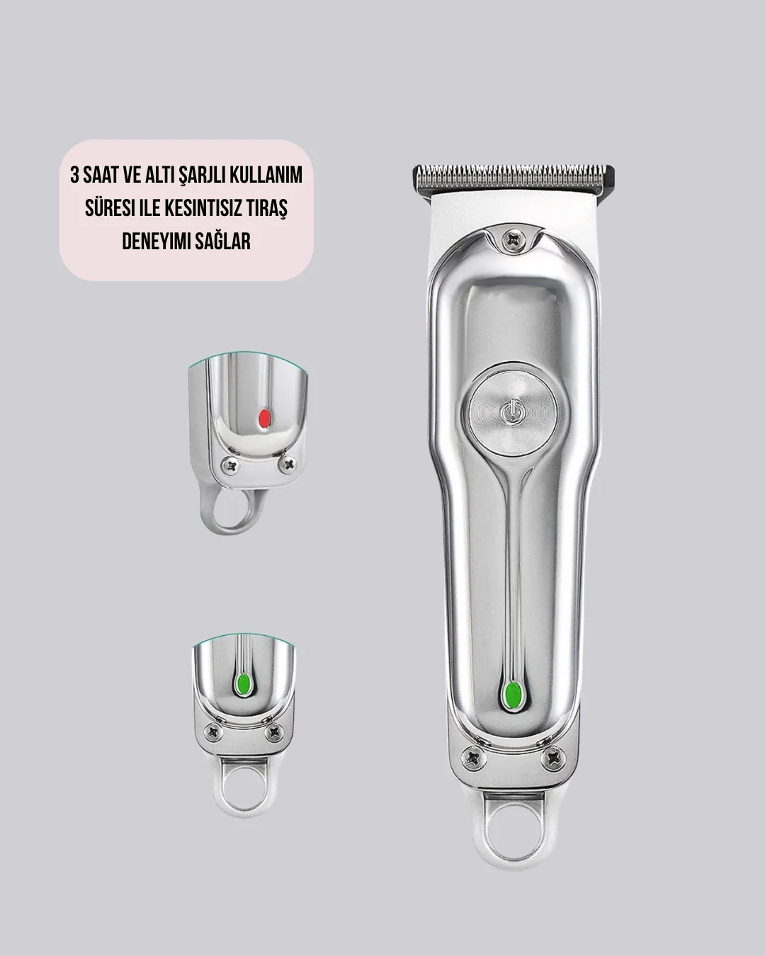 Yüksek Performanslı Erkek Saç Kesme Makinesi – Uzun Pil Ömrü ve Hassas Kesim
