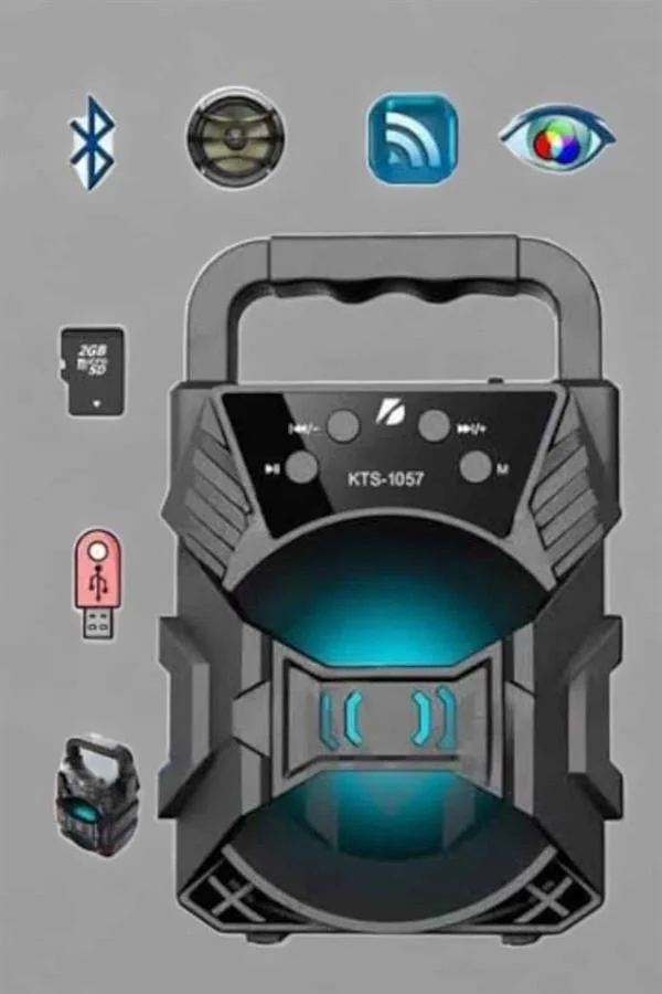 Yüksek Performanslı Bluetooth Hoparlör Kablosuz Taşınabilir