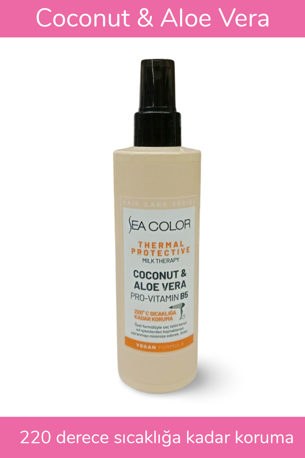 Just Cheap Store Yüksek Saç Teli Koruma Özellikli Fön Suyu Coconut - Aloe Vera - P