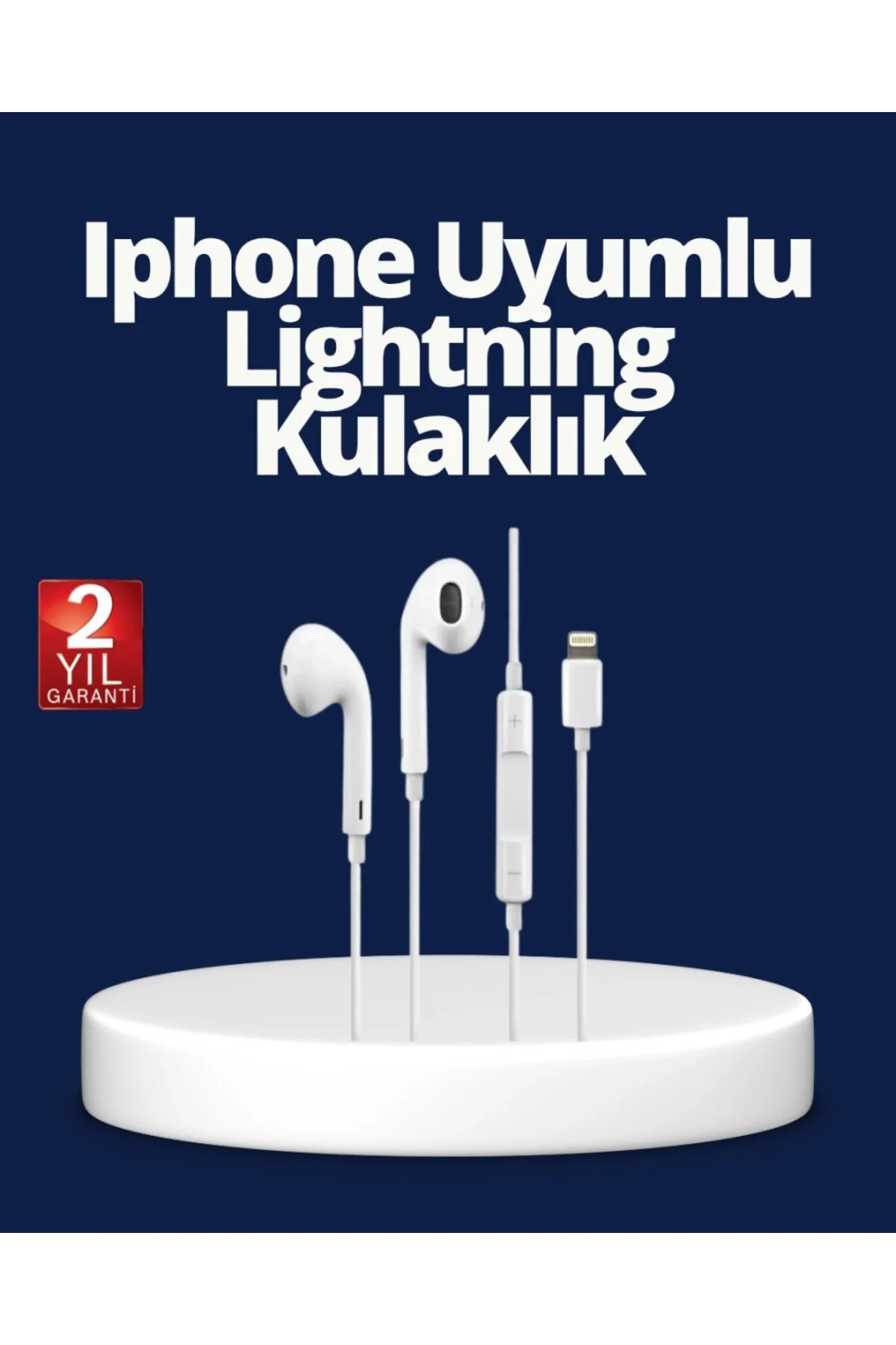 Yüksek Ses Kaliteli Mikrofonlu Kablolu Kulak İçi Kulaklık
