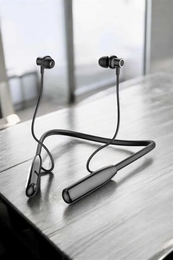 Yüksek Ses Kaliteli Boyun Bantlı Bluetooth Kulaklık - 100 Saat Pil Süresi