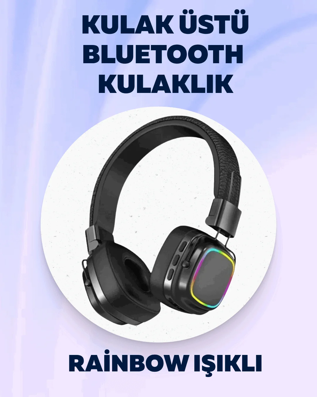 Yüksek Ses Kaliteli Kablosuz Kulak Üstü Kulaklık – BT 5.3