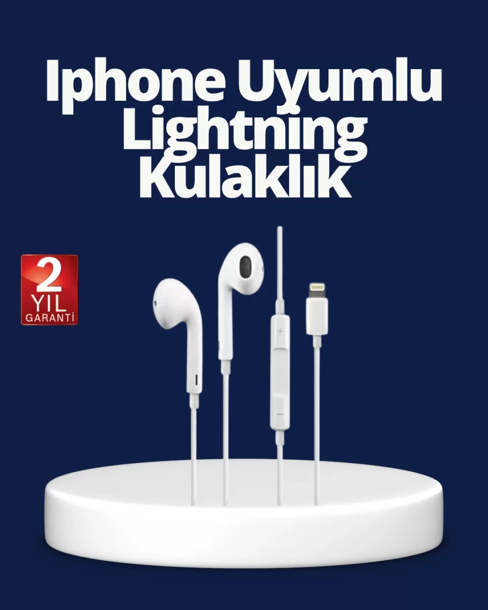 Yüksek Ses Kaliteli Mikrofonlu Kablolu Kulak İçi Kulaklık - Lisin