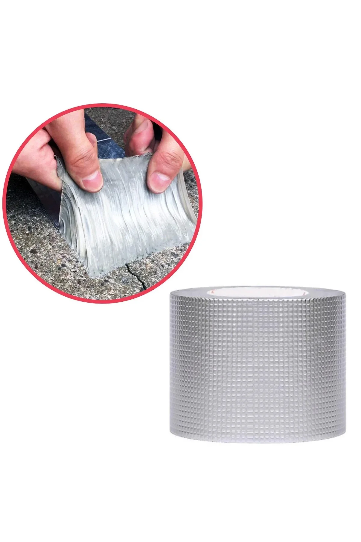 Yüksek Sıcaklık Dayanan Su Geçirmez Çatı Boru Duvar Yapışkan Bant Folyo 5 cm Yüksek Sıcaklık Dayanan Su Geçirmez Çatı Boru Duvar Yapışkan Bant Folyo 5 cm