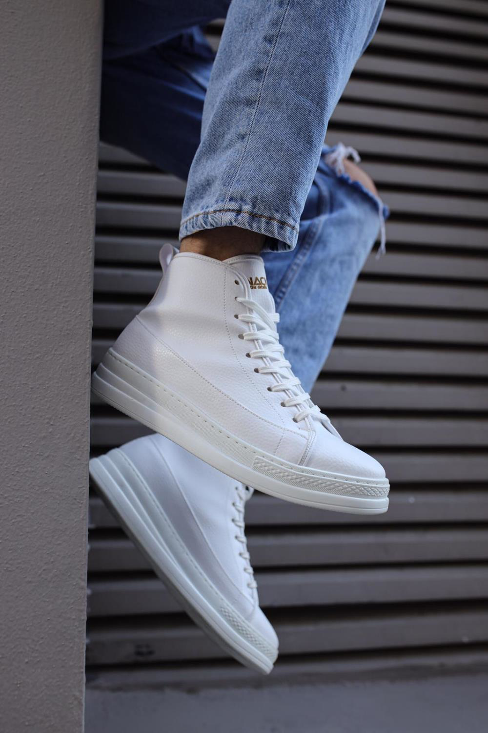 Yüksek Taban Ayakkabı C-030 Beyaz UP