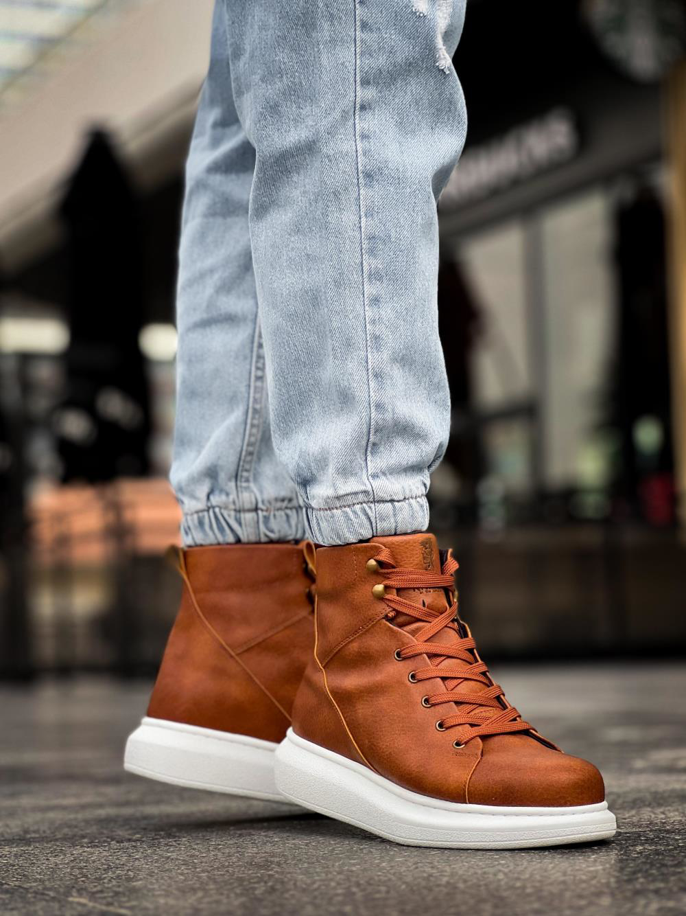 Yüksek Taban Ayakkabı B-080 Taba UP