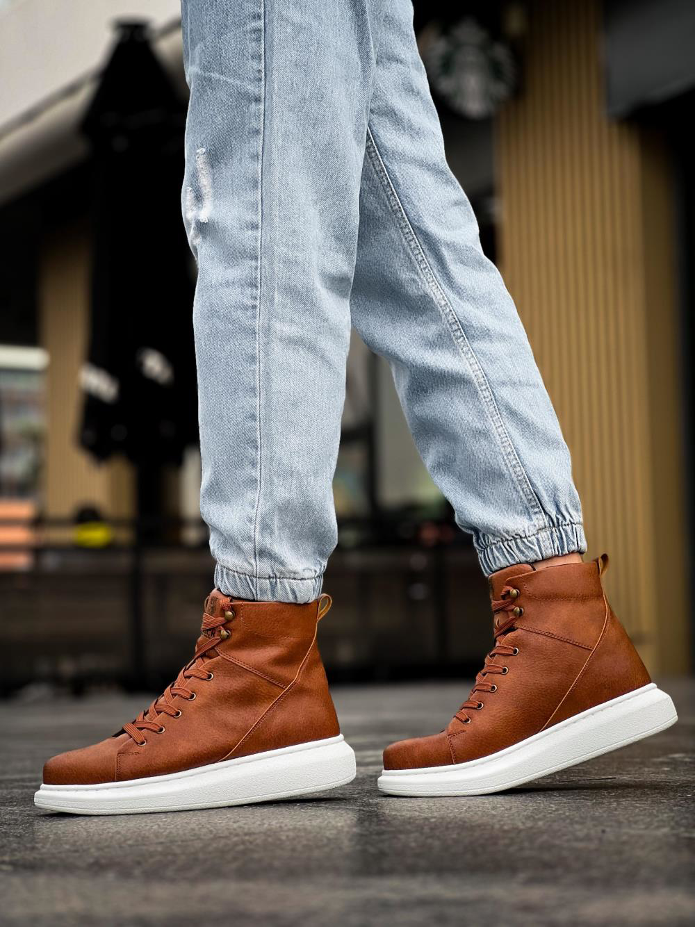 Yüksek Taban Ayakkabı B-080 Taba UP