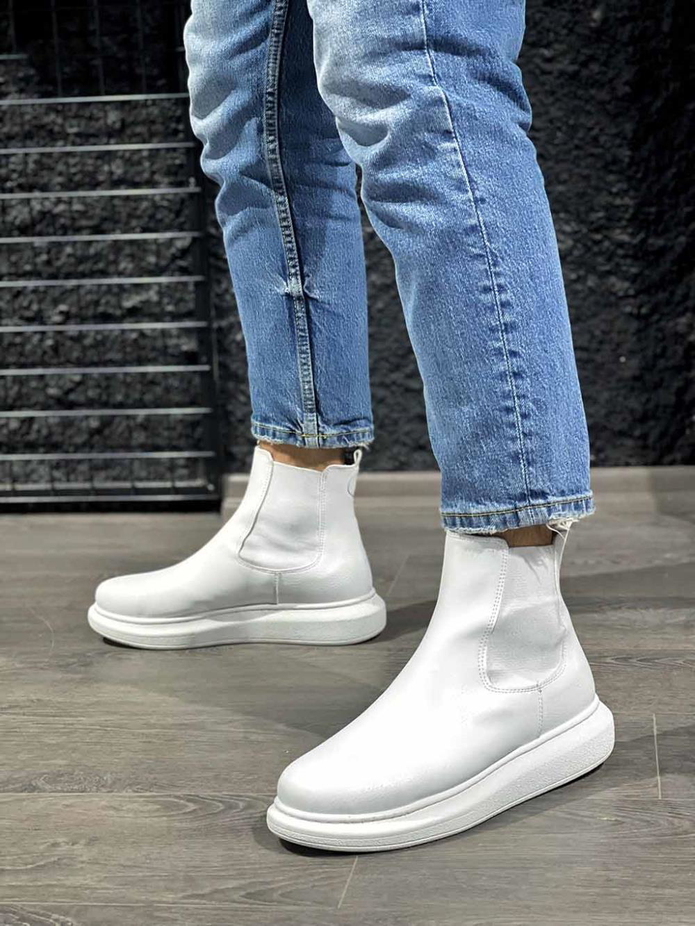 Yüksek Taban Ayakkabı 111 Beyaz UP