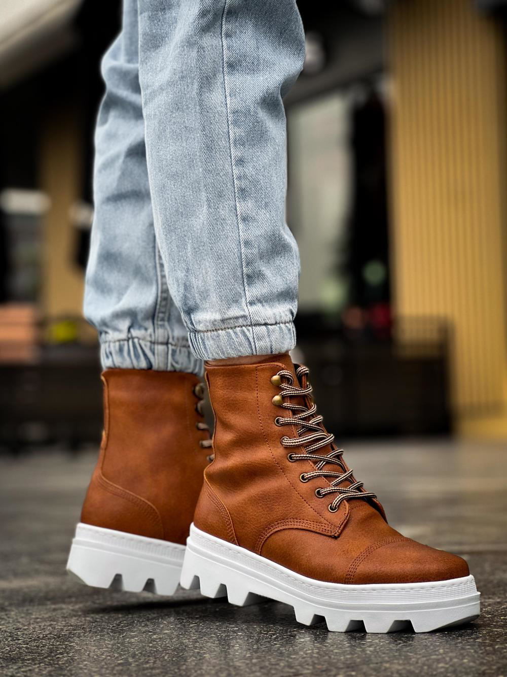 Yüksek Taban Ayakkabı B-023 Taba UP