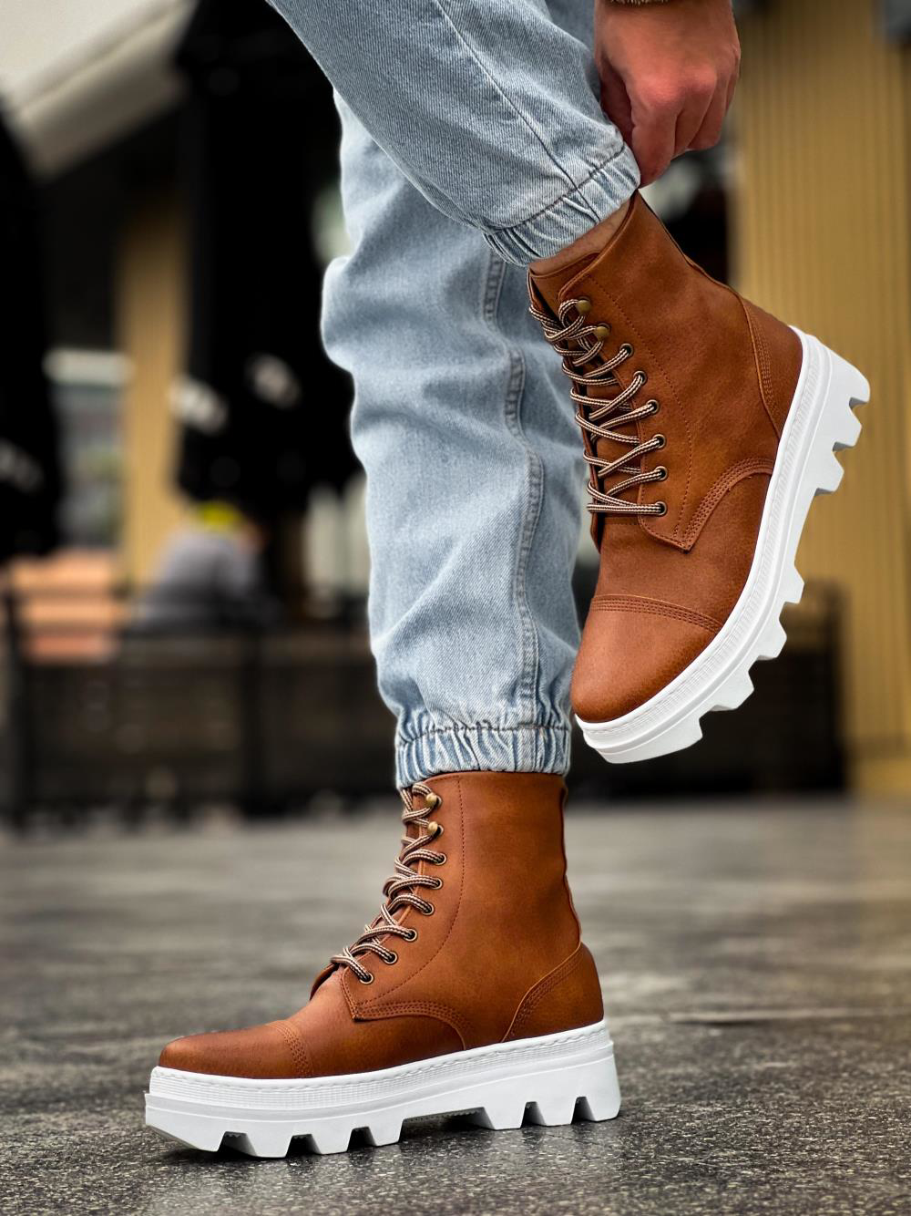 Yüksek Taban Ayakkabı B-023 Taba UP